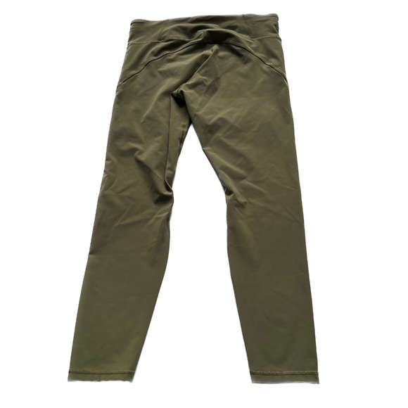 Lululemon Fine Force High-Rise Tight 28" Bronze Green Size 10 Leggings Workout - Picture 7 of 10